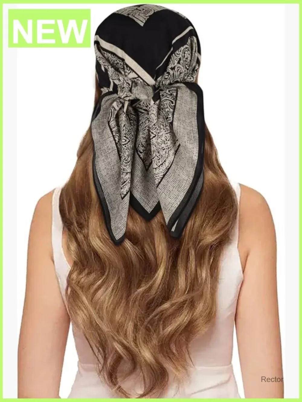 100% Pure Mulberry Silk Scarf Lightweight Square Neckerchief 27.5x27.5